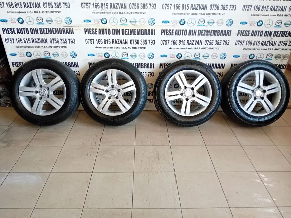 Jante Aliaj R15 Vw Golf 6 Touran Caddy Jetta 5x112 196/65R15