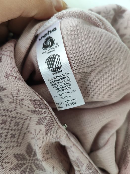 Pijama lana si matase Joha 100