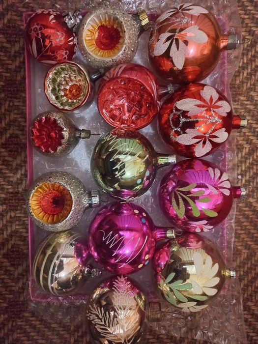 СССР елочные игрушки,и Дед Мороз,см.все фото