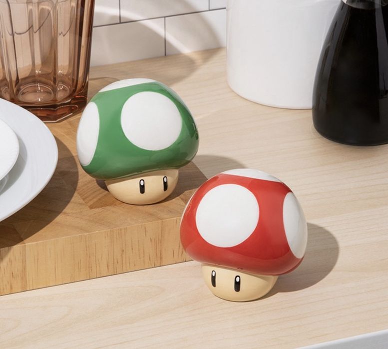 Солница и пиперница „Гъба“ от Super Mario