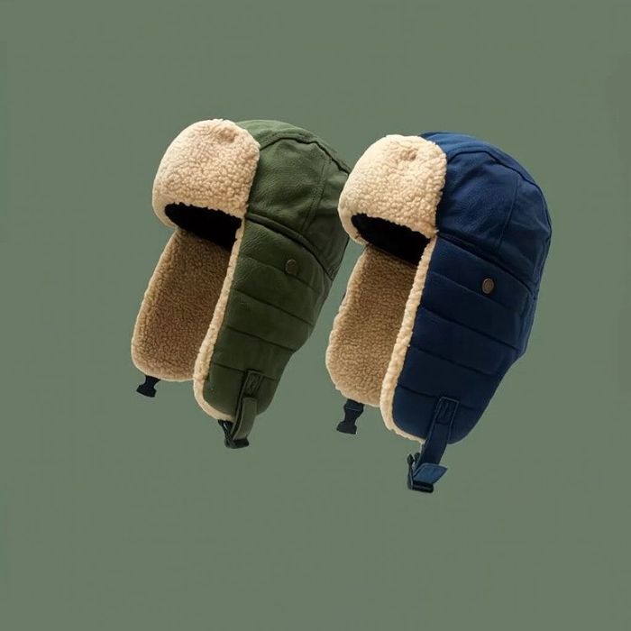 Зимняя ушанка теплая