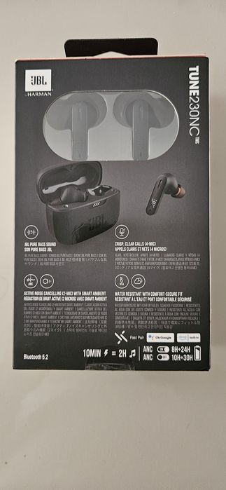 Casti True Wireless JBL Tune 235 NC, True Wireless, Pure Bass, Sigilat