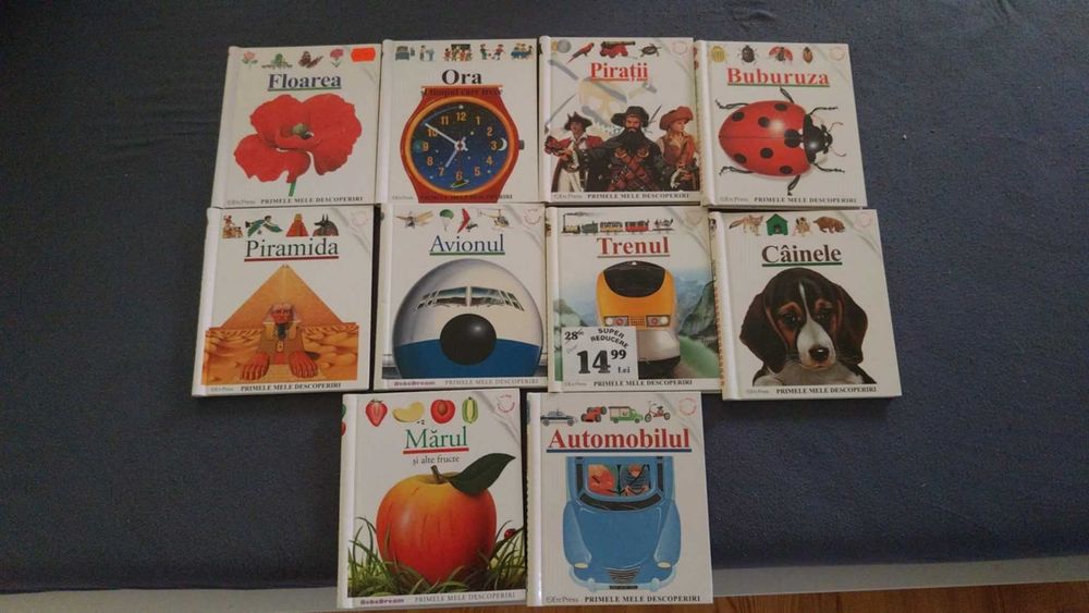 Set 10 carti seria Primele mele descoperiri ed Erc Press an 2008