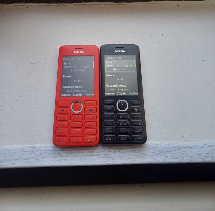 Nokia 206 состояние идеальное 2шт сатилады