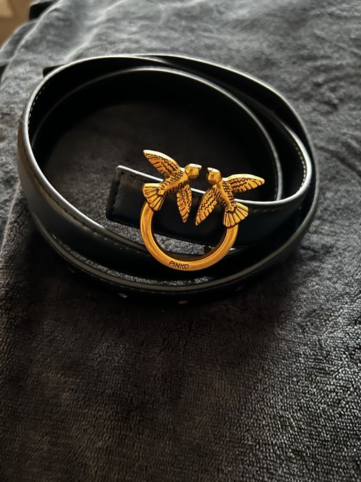 Колан pinko - черен, кафяв, бордо