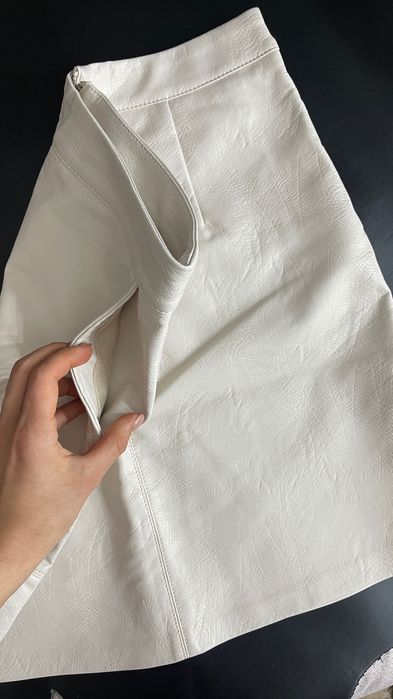 Юбка/ кожаная/ женская/ ONLY/ размер S