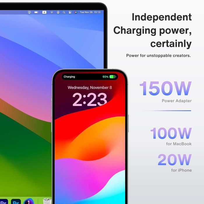 14-in-1 FusionDock Pro 1 MacBook DisplayLink Docking Station 150W