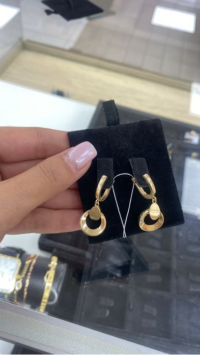 серьги/585/золото