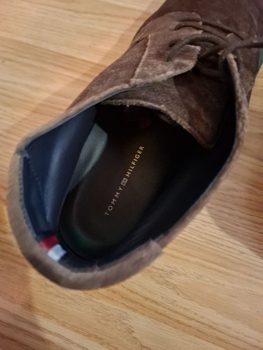 Велурени боти- Tommy hilfinger-42Н-естествен велур