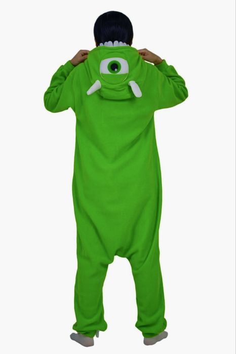 Costum pijama shrek verde adulti