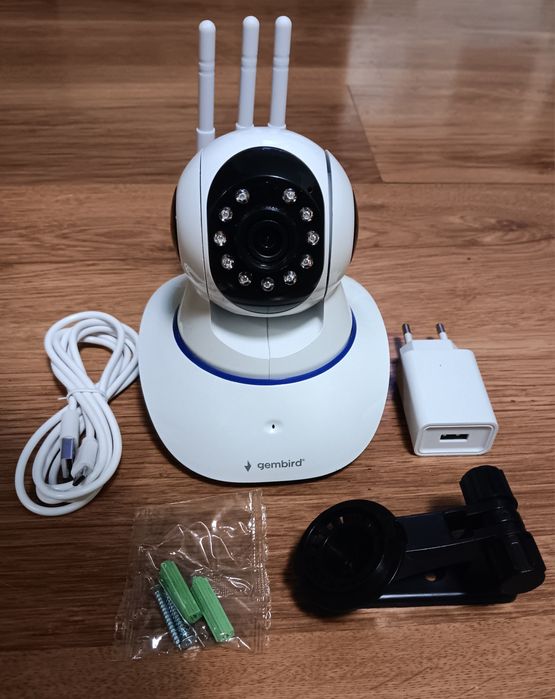 Чисто нова WiFi камера Gembird 360° (FullHD, въртяща се)