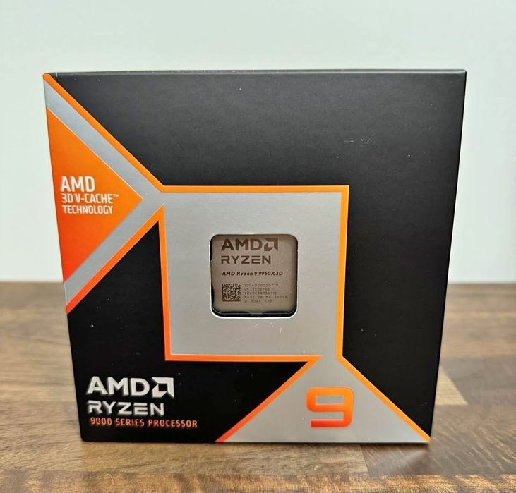 Новый AMD Ryen 9 9950X3d box