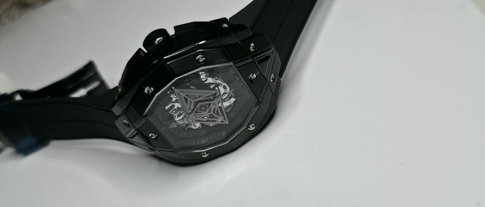 ublot black and silver