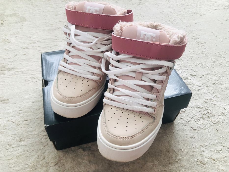 Sneakers înalți DC Shoes roz  mărimea 35,5