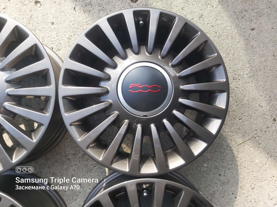 4 броя алуминиеви джанти за Fiat 500 15