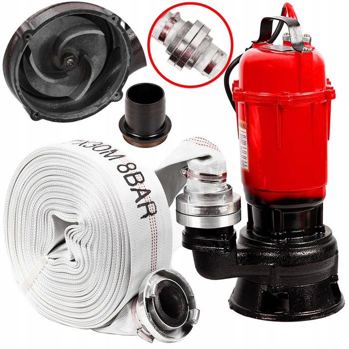 Pompa apa submersibila murdara 3200W + furtun 20m pompieri