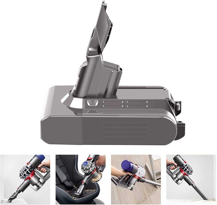 Комплект батерия и филтри за Dyson V7 5000mAh 21,6V литиева V7