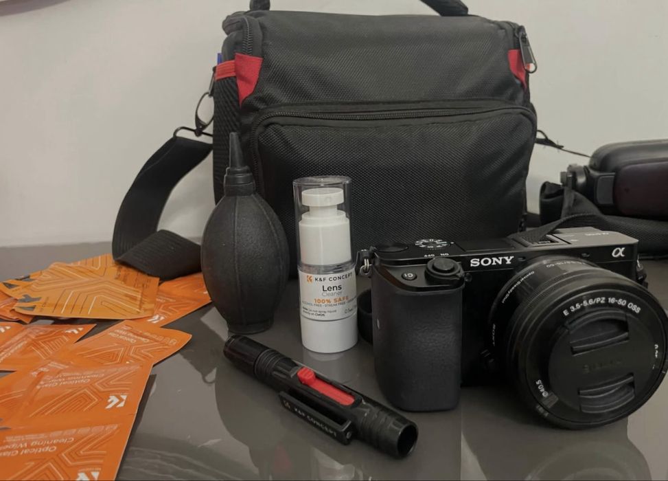 Фотоапарат Sony A6100+светкавица Godox TT685IIs