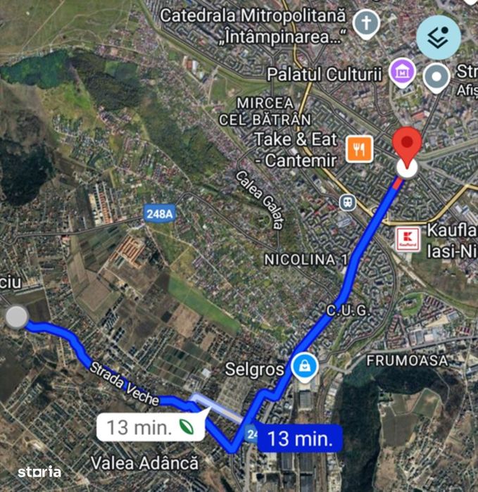 MIROSLAVA - IASI - Loturi teren intravilan - zona Notariat I. Paduraru