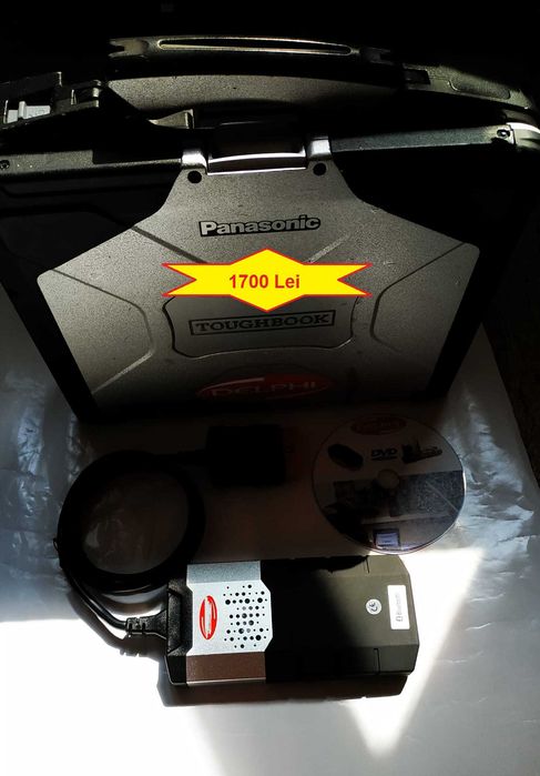Kit Tester Auto Multimarca Laptop Panasonic CF31 + Interfata BT 12/24V