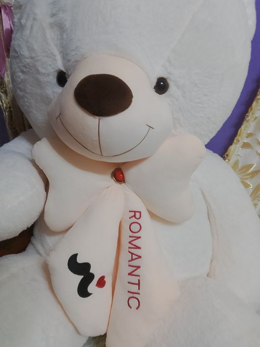 Мягкая игрушка белый медведь 1.60
