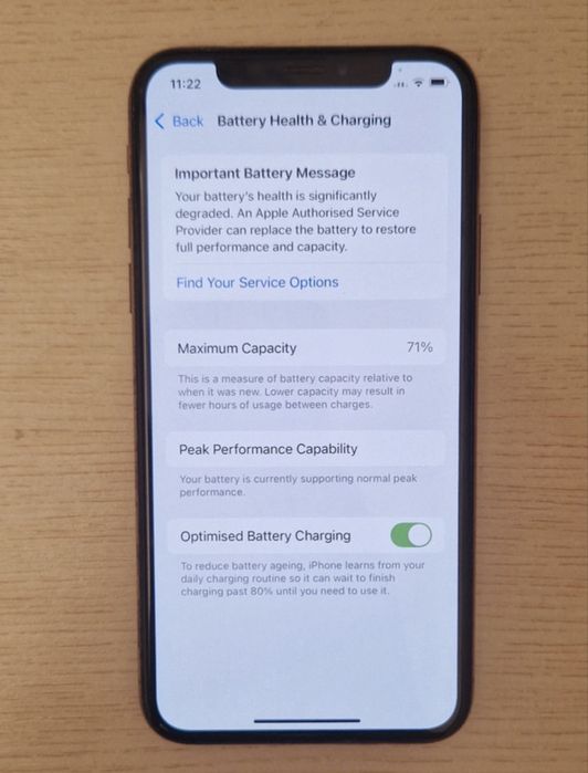 Telefon Ape Iphone XS 64 GB stare foarte buna