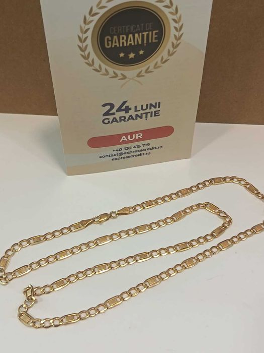 (AG41) Lant aur, 14k b51824.1 - Certificat de garantie! Ridicare din agentie!
