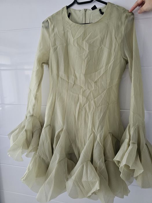 Нова ефирна рокля зелена