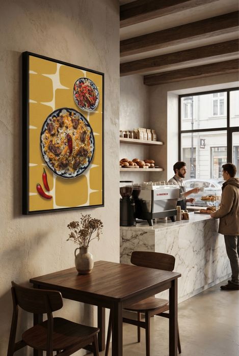 Печать Картин на холсте для заведений