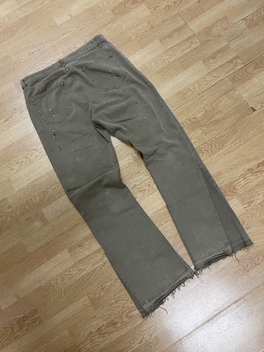 Zara Flared Jeans Khaki