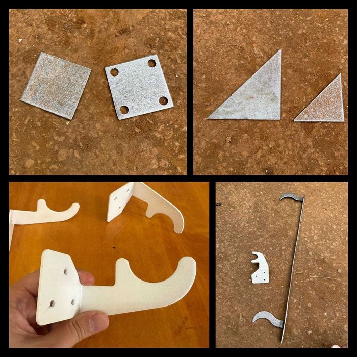 Изготовление металлических деталей - Закладные, Косынка, Кронштейны тд