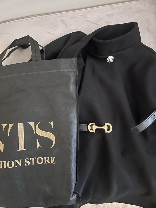 Черна перелина с колан - нова!