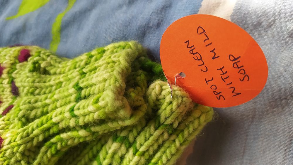 Ръкавици 100% вълна, ръчно