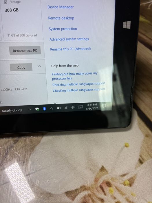 Tableta teclast ecran tactil