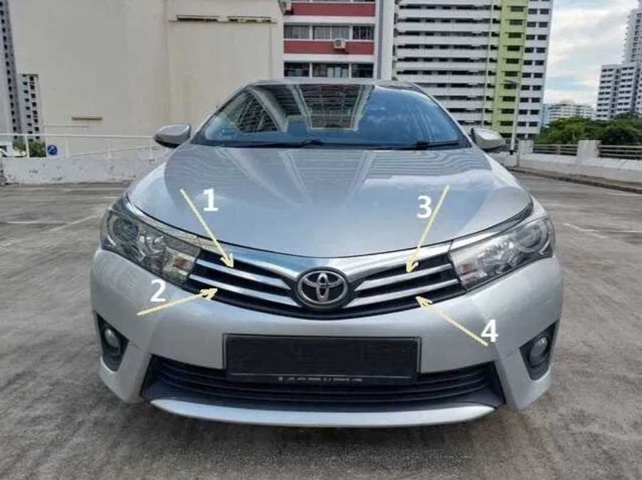 Лайсни за предница на тойота корола 2013-2016