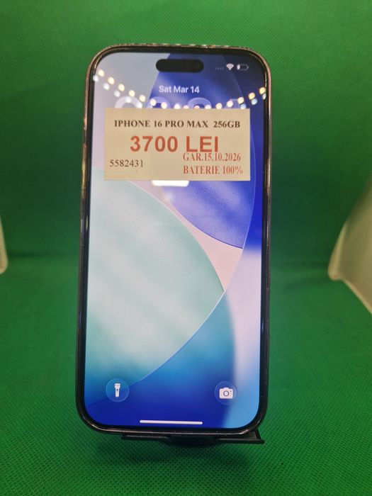 Iphone 16 Pro Max 256GB bat 100% Lazar Amanet Crangasi 55824