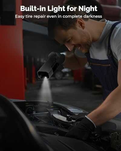 Нов компресор Портативна помпа за гуми 10.34 Bar авто стоп LED дисплей