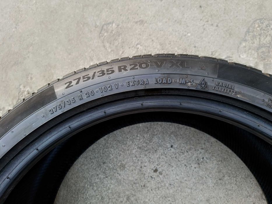 Doua anvelope iarna 275 35 20 continental wintercontact TS 860S run flat