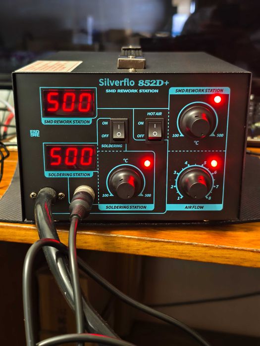 Паяльная станция Silverflo 852D+