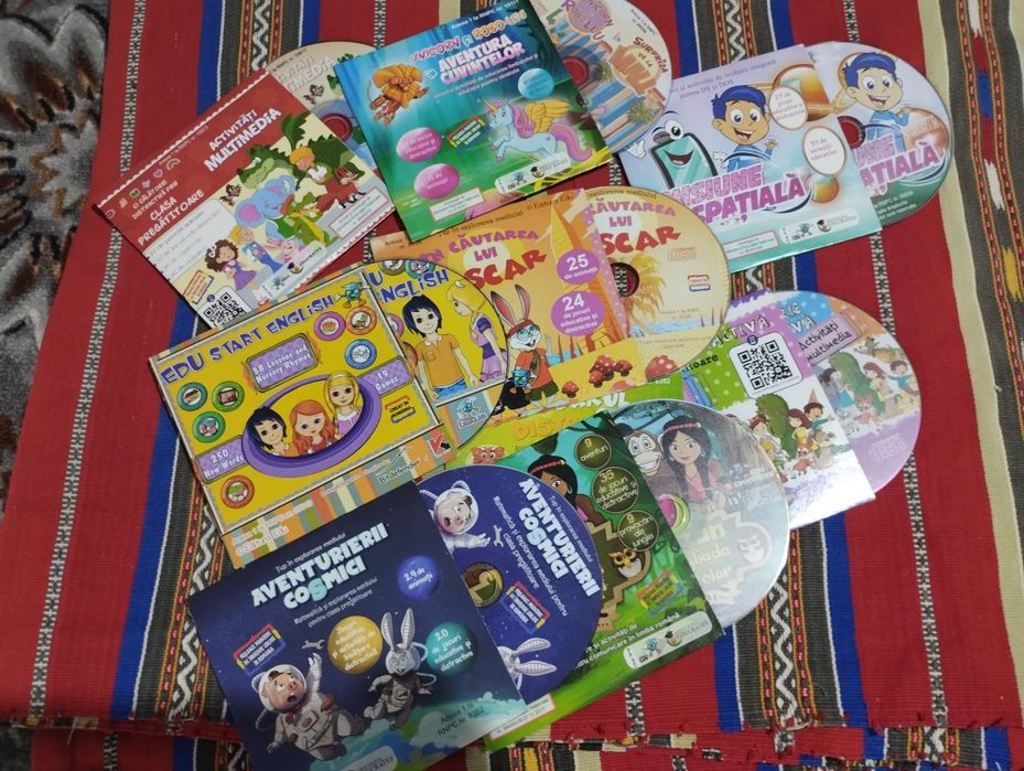 DVD filme desene și CD educative