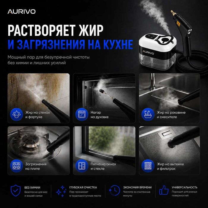 Мощный пароочиститель