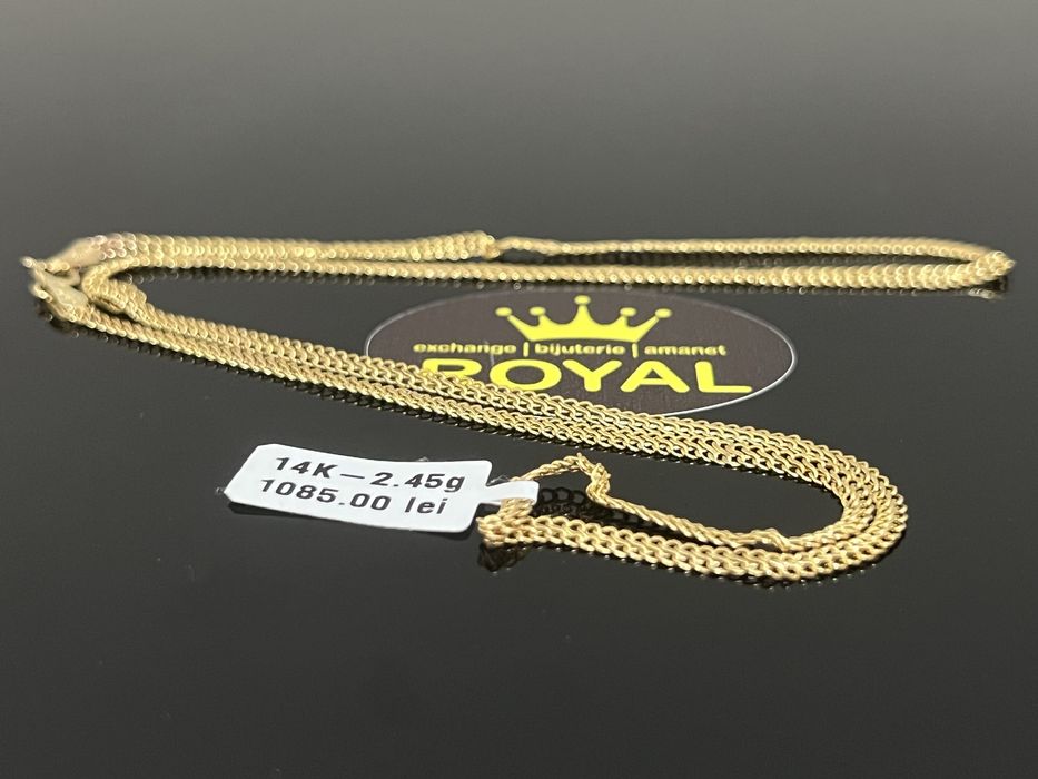 Bijuteria Royal CB : Lant aur 14K 585  2,45 grame
