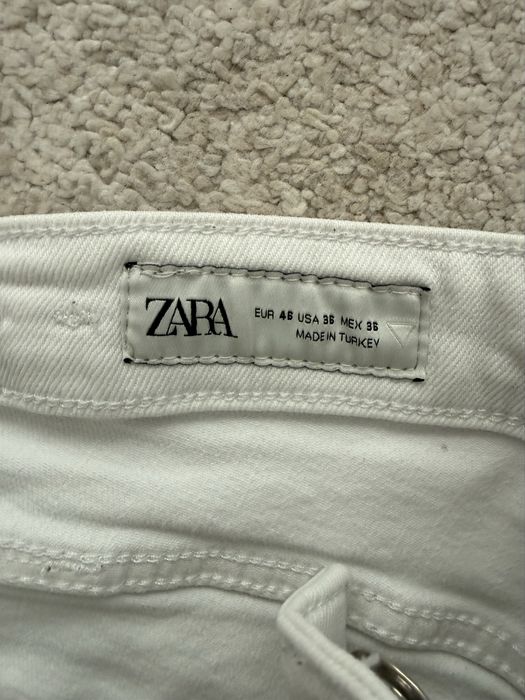 Blugi Albi Zara