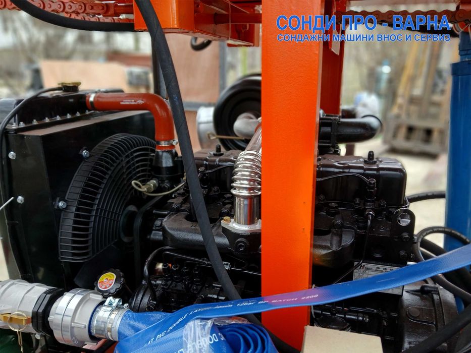 Нова Професионална Сондажна машина Track-260CN до 260 м (без тръби)