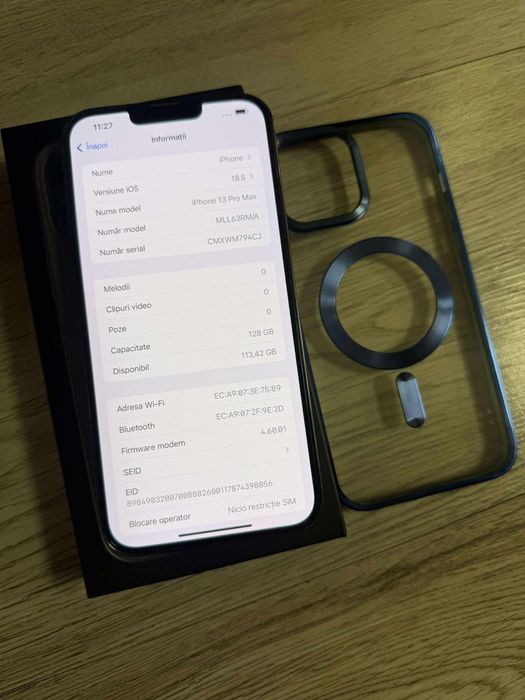 Vand Sau Schimb IPhone 13 PRO Max Graphite 128Gb Neverlocked