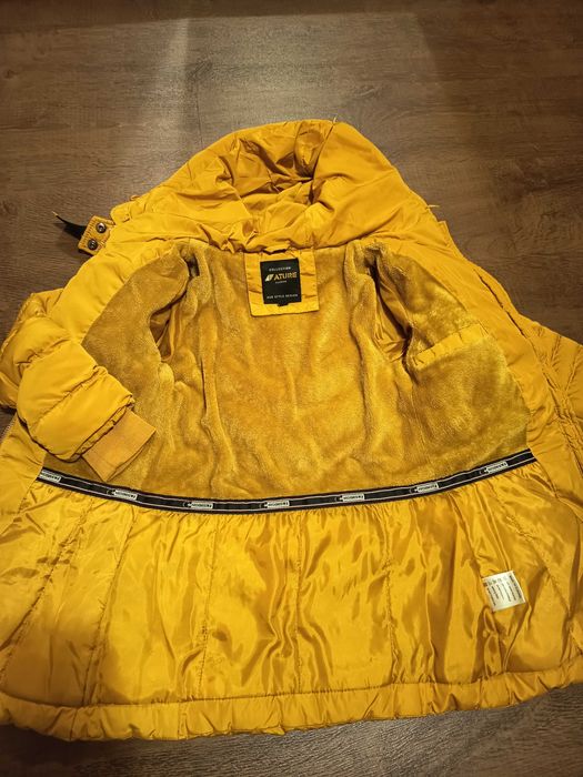 Топло зимно яке за момиче 6 год, размер 122