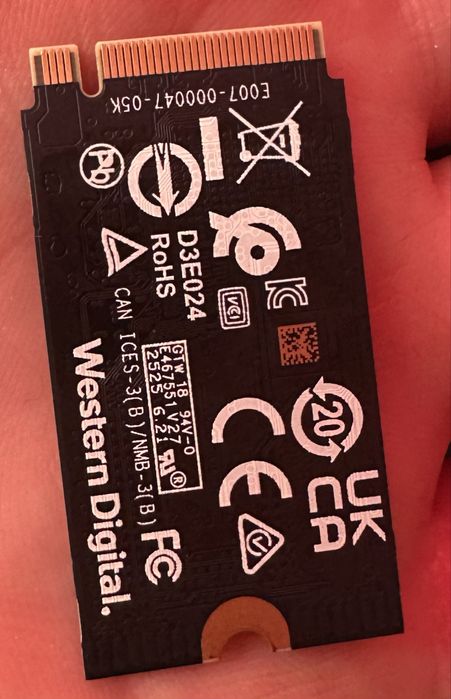 SSD WD PC SN5000S oem 2242 - nou