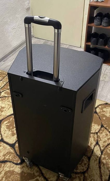 Колонка на ходу 500 ватт 2 микрофона дистанционного пульт управление