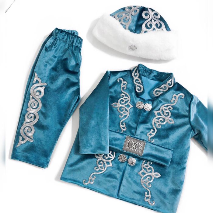 Казахские костюмы от 1 до 10 лет для мальчиков, национальная одежда