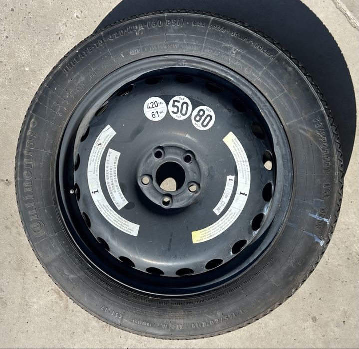 Roata rezerva slim Mercedes 155 80 19 - GLC GLE GLS